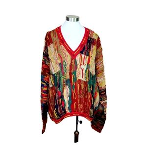 Vintage COOGI rare size 3XL Multicolored 100% Cotton